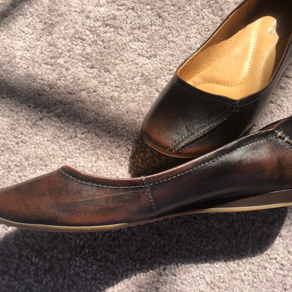 Aldo Posadas ballet flats brown size 8